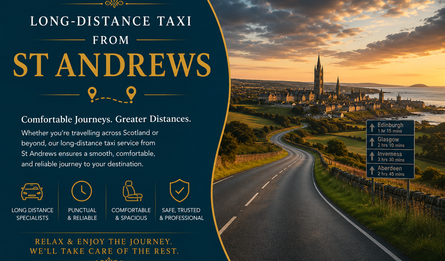 Long-Distance Taxi from St Andrews